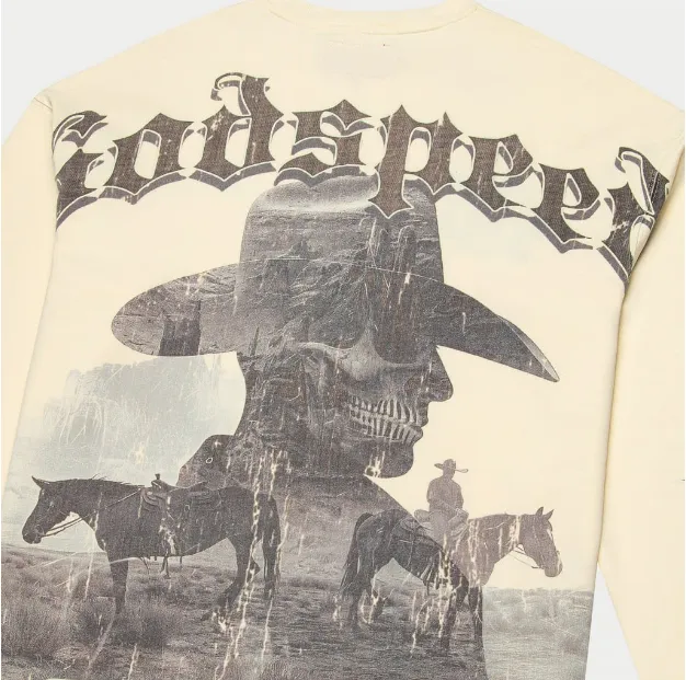 GodSpeed T-Shirt - Once-Upon-A-Time-Ls-T-Shirt - Bone