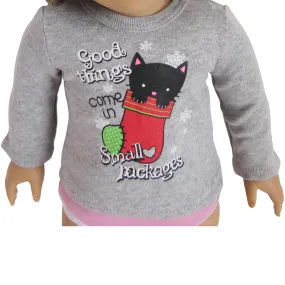 Good Things Come in Small Packages Long Sleeve T-Shirt for 18-inch dolls