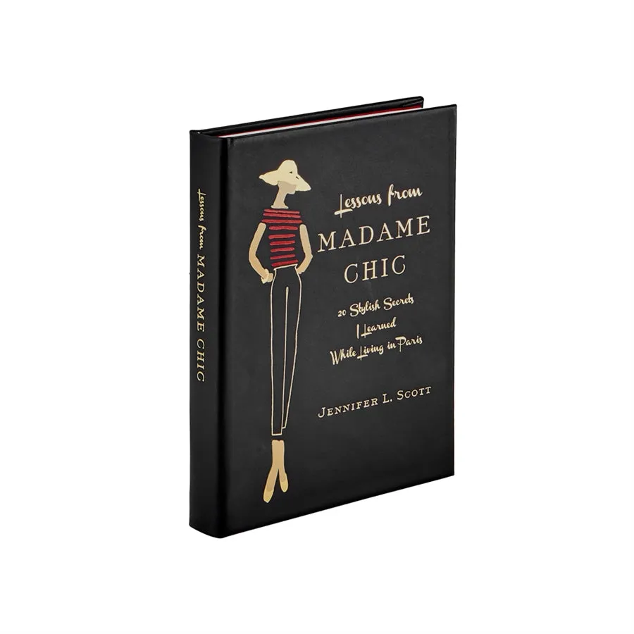 Graphic Image Lessons from Madame Chic Black Genuine Leather