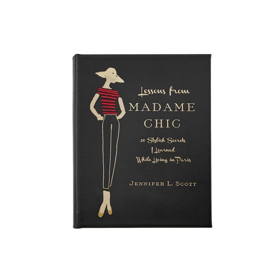 Graphic Image Lessons from Madame Chic Black Genuine Leather