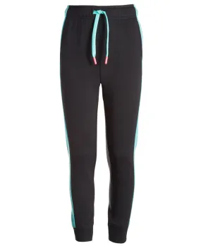ID Ideology Big Girls Colorblocked Sweatpants - Deep Black