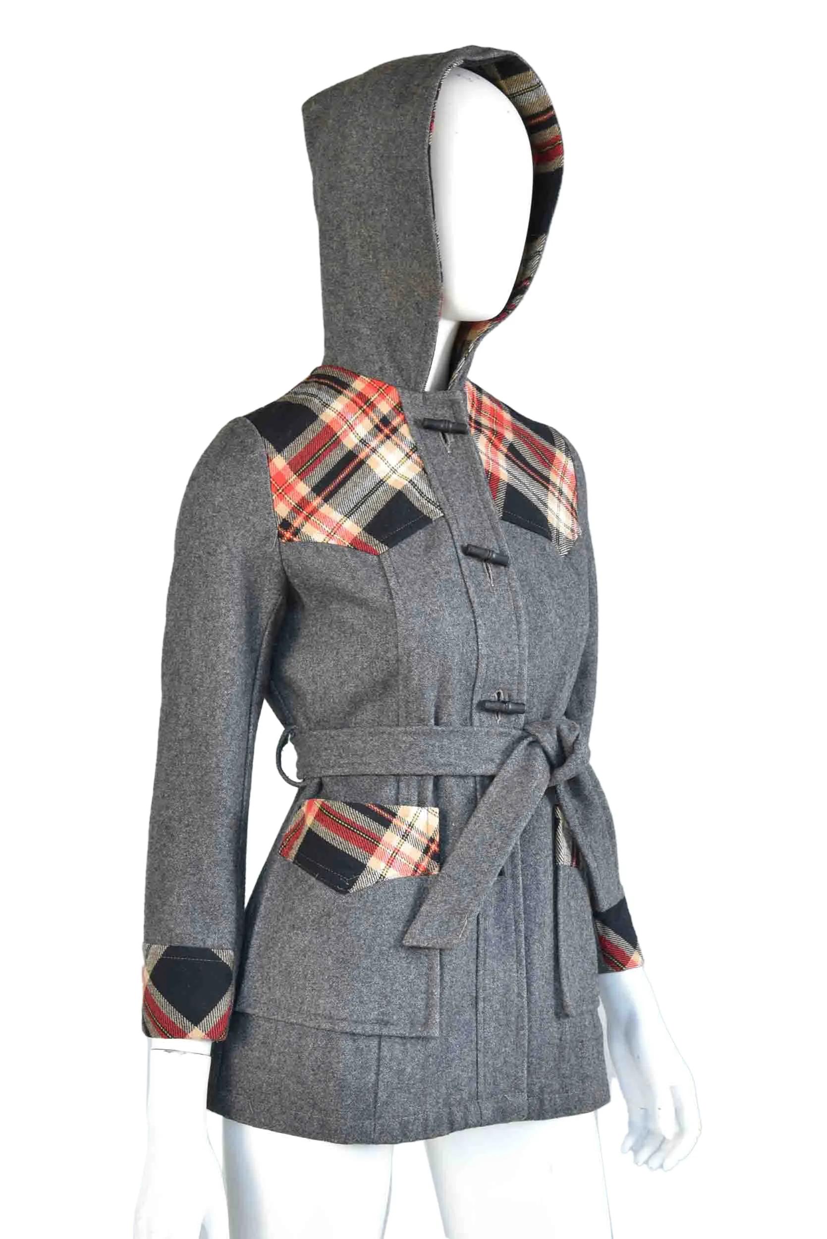 Jack 70s Hooded Wool Coat
