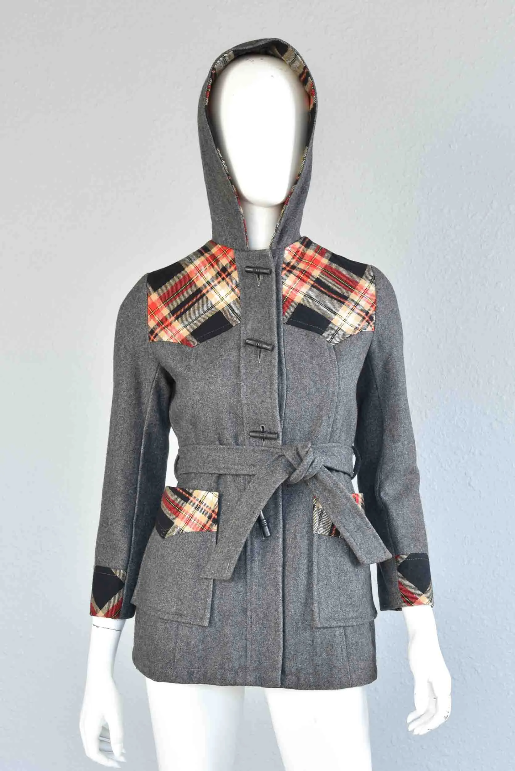 Jack 70s Hooded Wool Coat