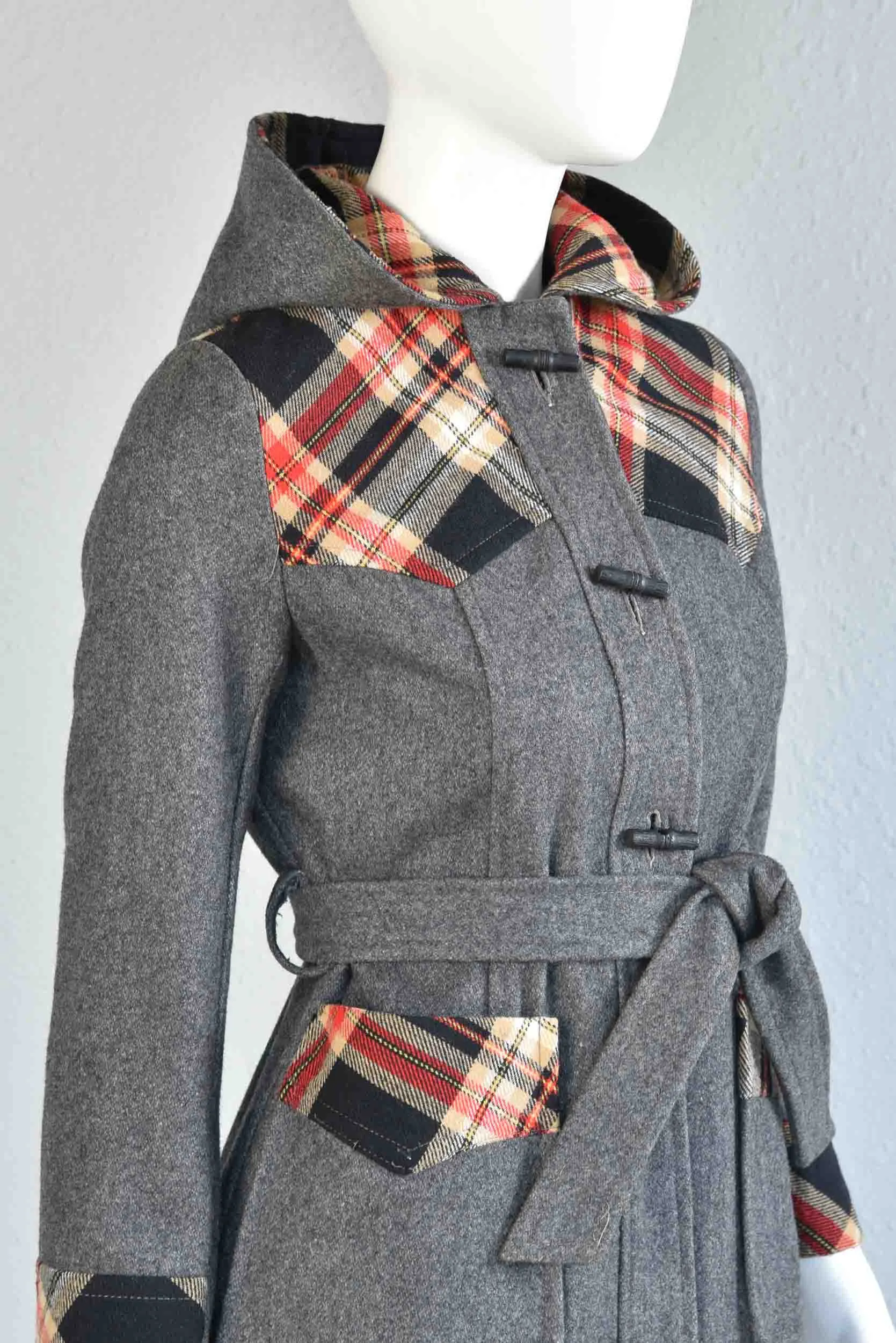 Jack 70s Hooded Wool Coat