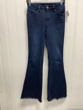 Jeans Flared By Flying Monkey In Blue Denim, Size:0