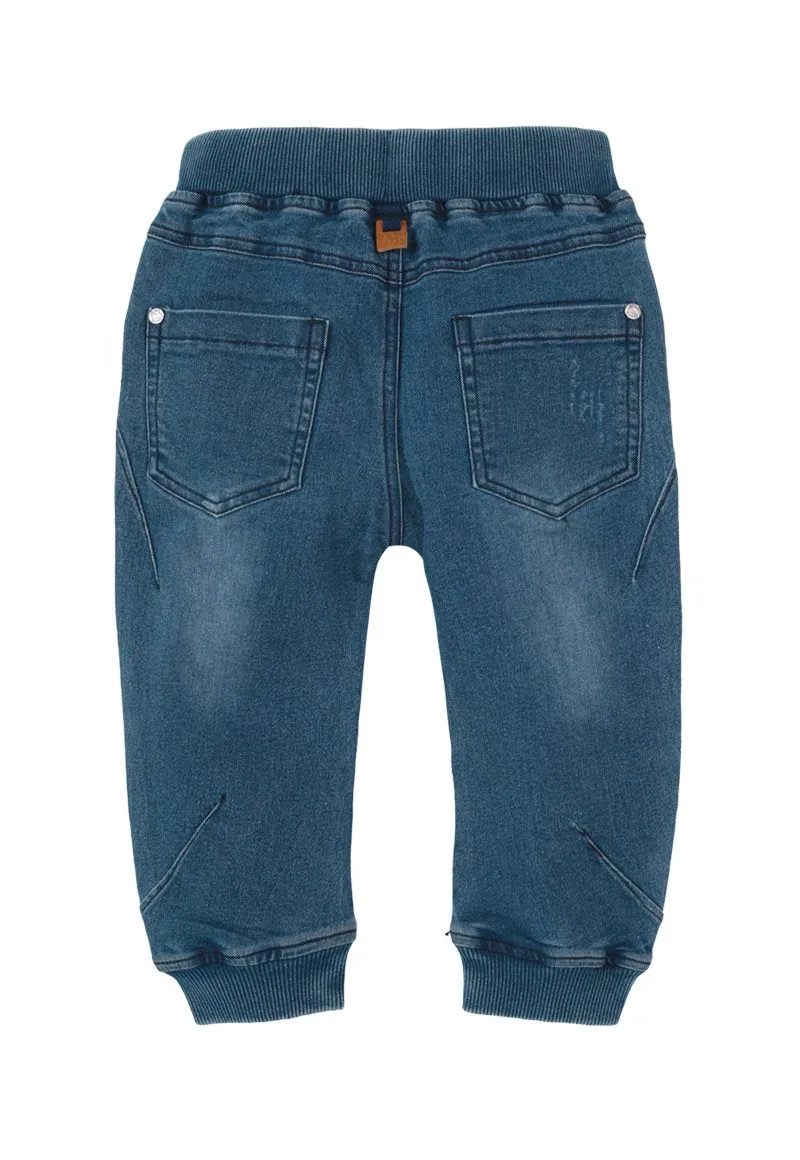 Jeans Super elastic Jr. Bebé Denim celeste Black and Blue