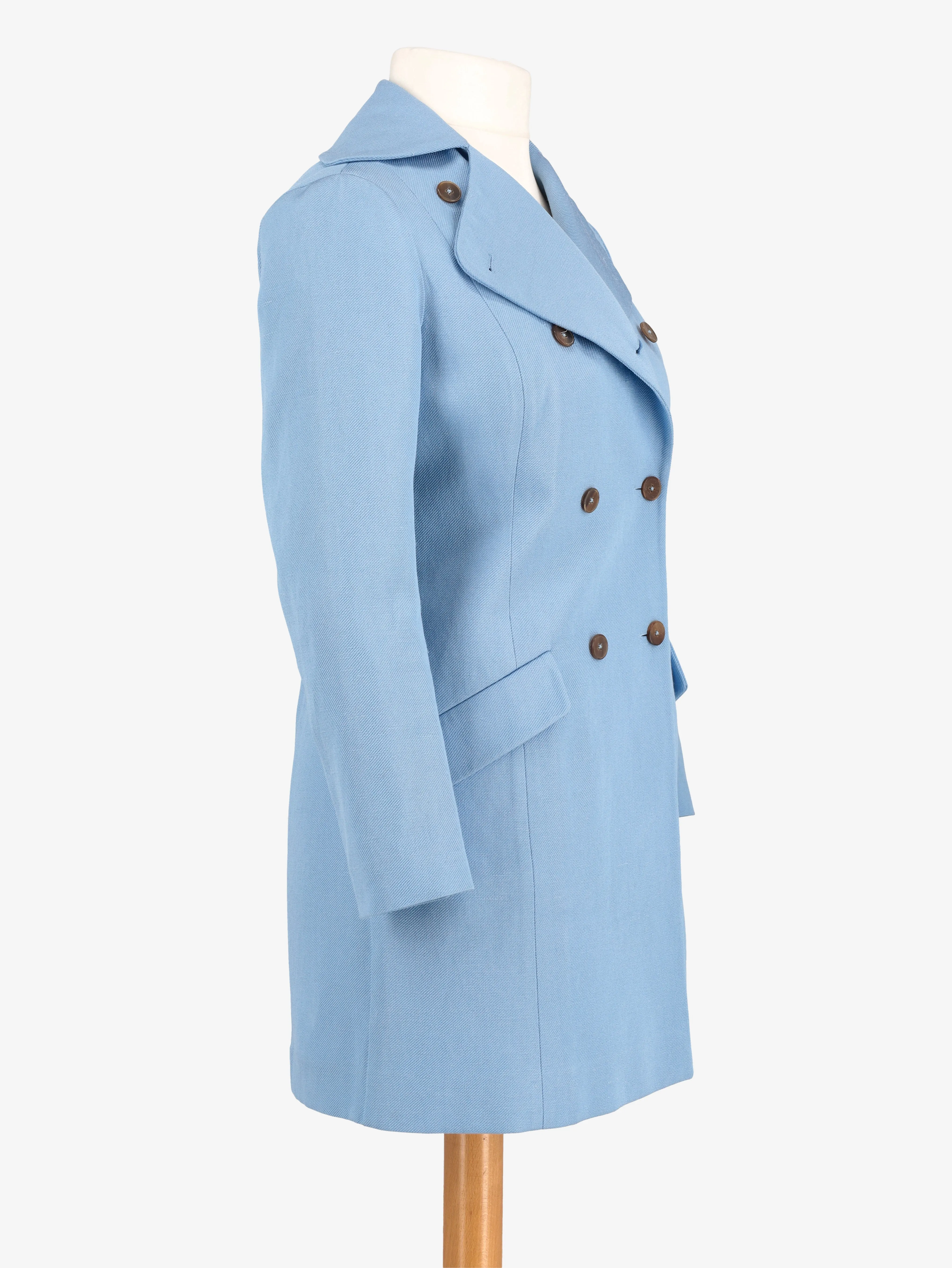 Jil Sander Linen Overcoat