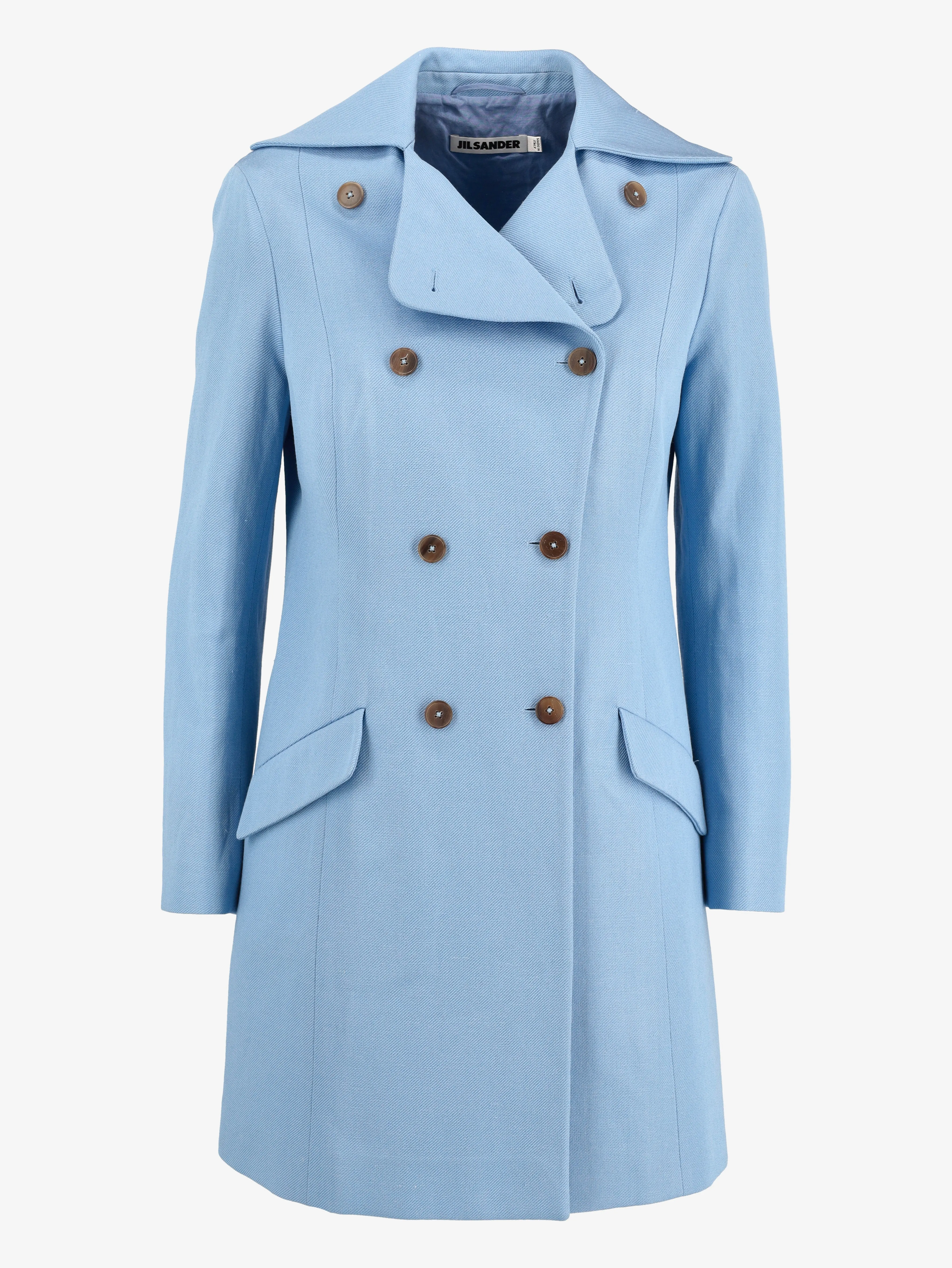 Jil Sander Linen Overcoat