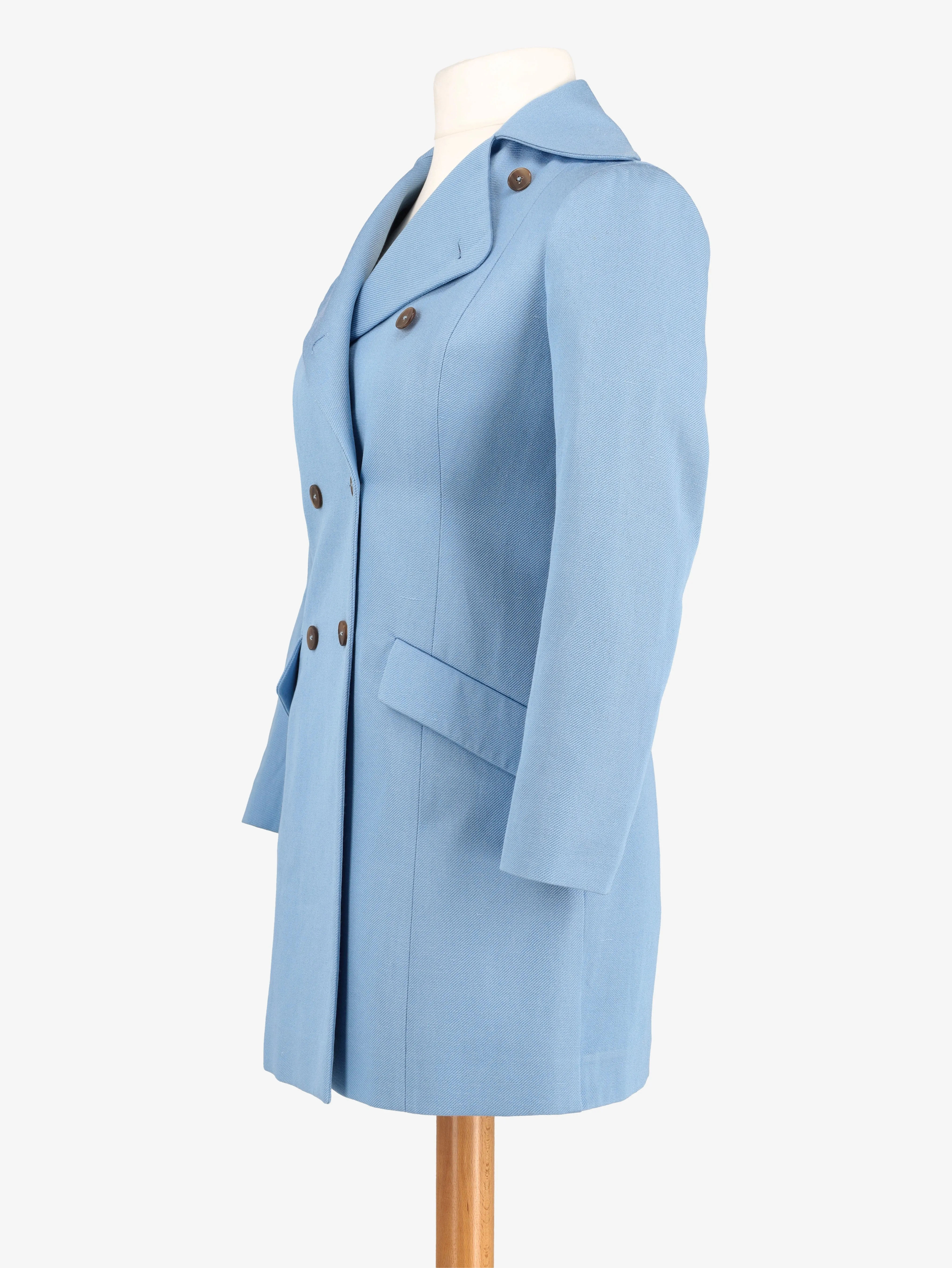 Jil Sander Linen Overcoat