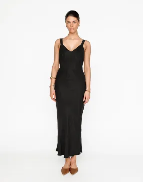 Kirsty Maxi Dress (Black)
