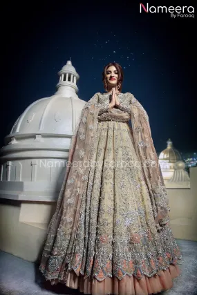 Latest Bridal Maxi for Walima Event Online 2021 #BS216