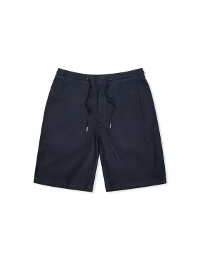 Linen Shorts Navy