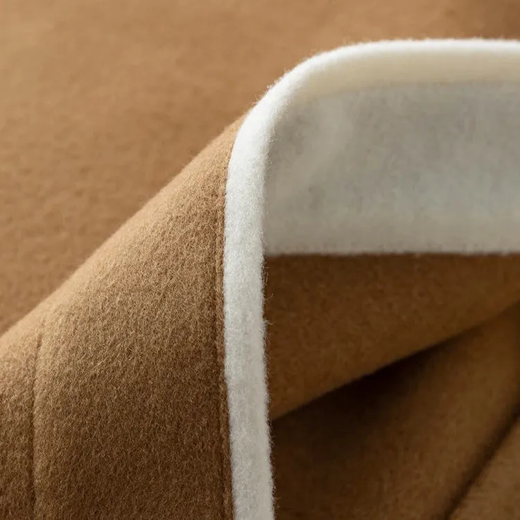Long Cashmere Camel Coat | CAMILLE