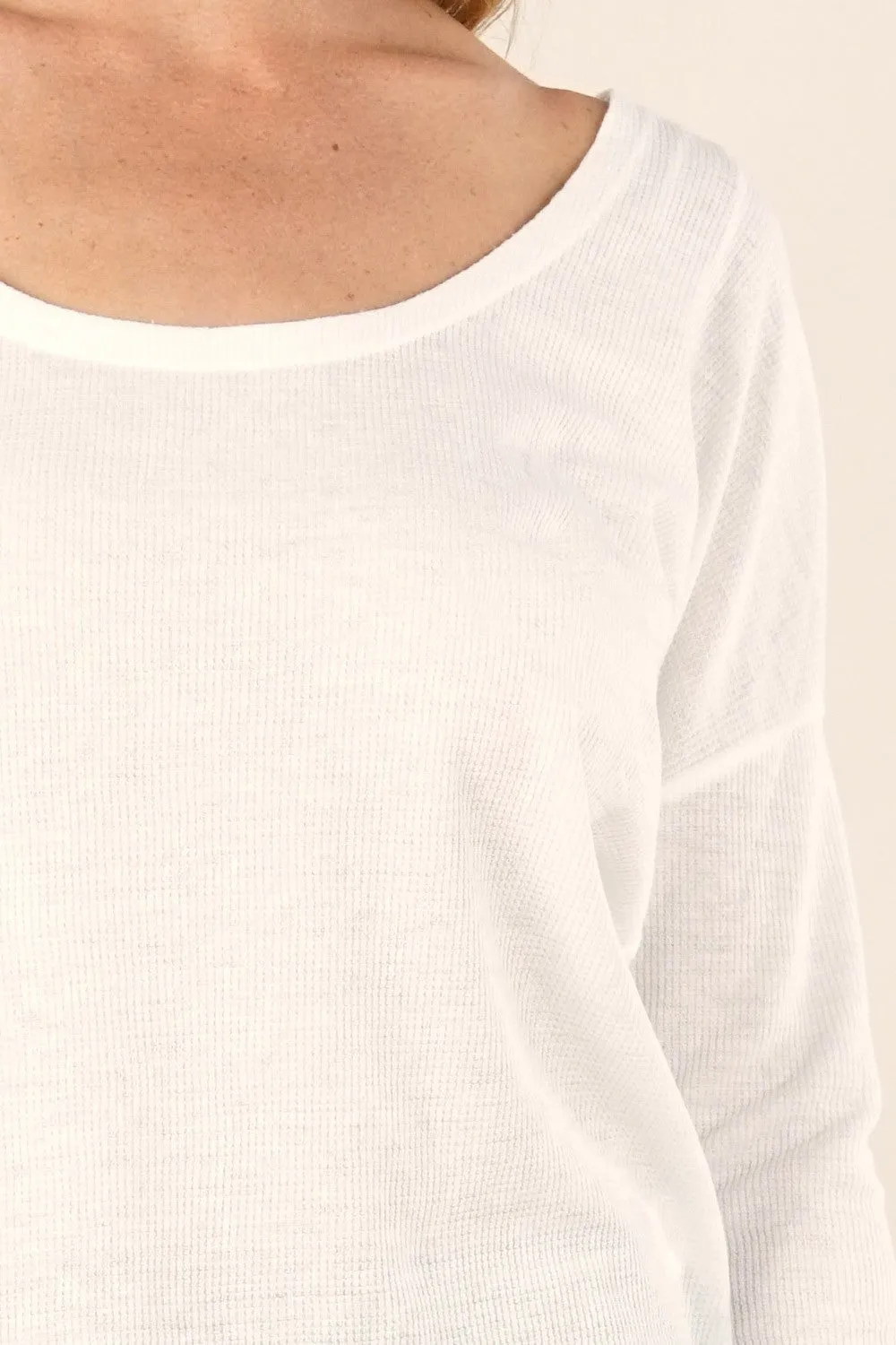 Long Sleeve Open Back Thermal