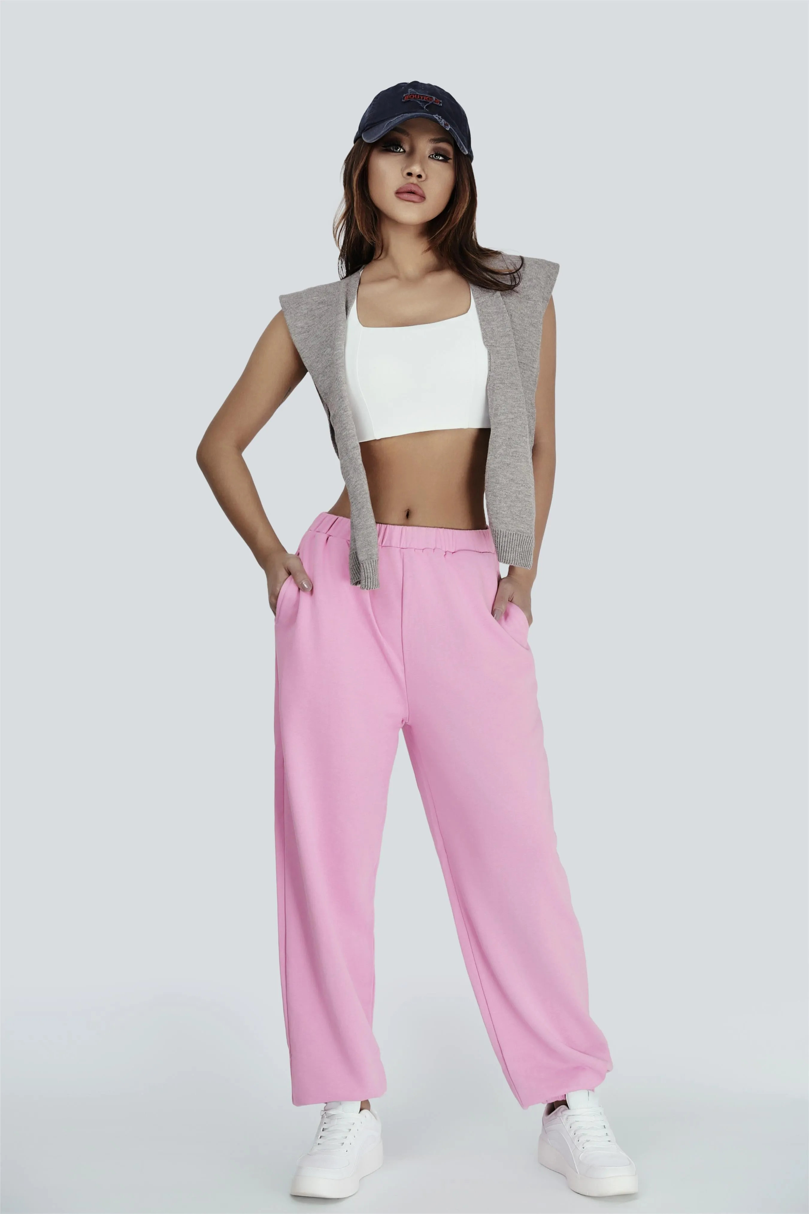 Low-Waist Sweatpant with Pockets
