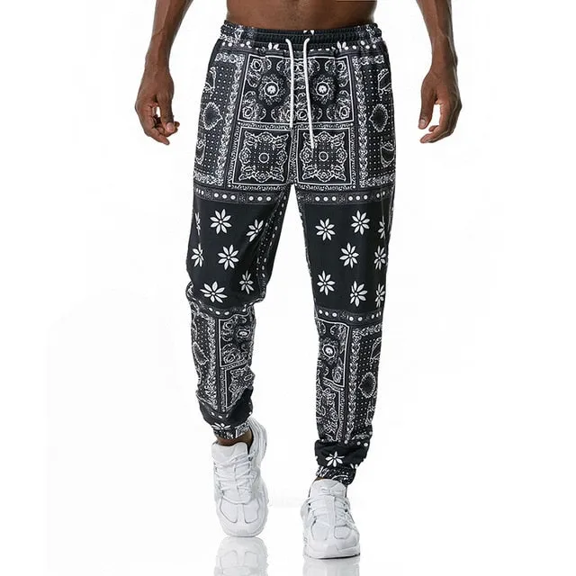 Luxury Royal Print Sweat Pants