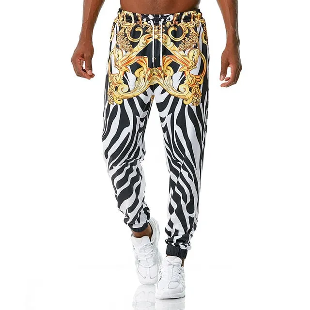 Luxury Royal Print Sweat Pants