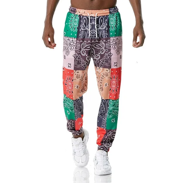 Luxury Royal Print Sweat Pants