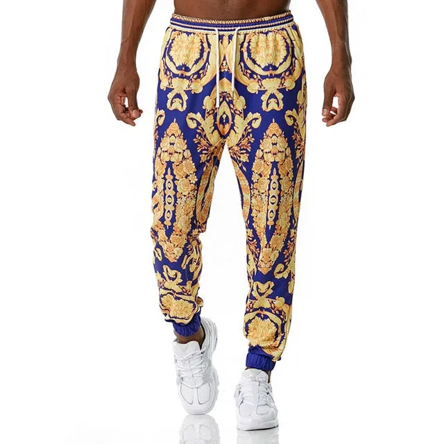 Luxury Royal Print Sweat Pants