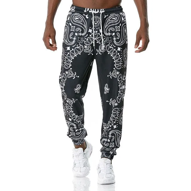 Luxury Royal Print Sweat Pants