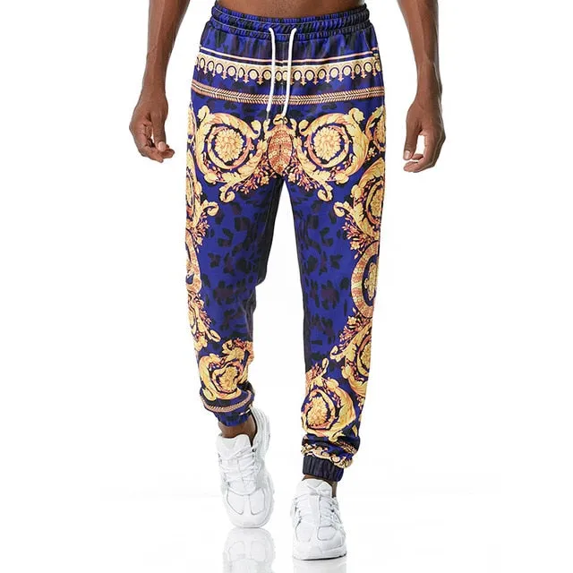 Luxury Royal Print Sweat Pants