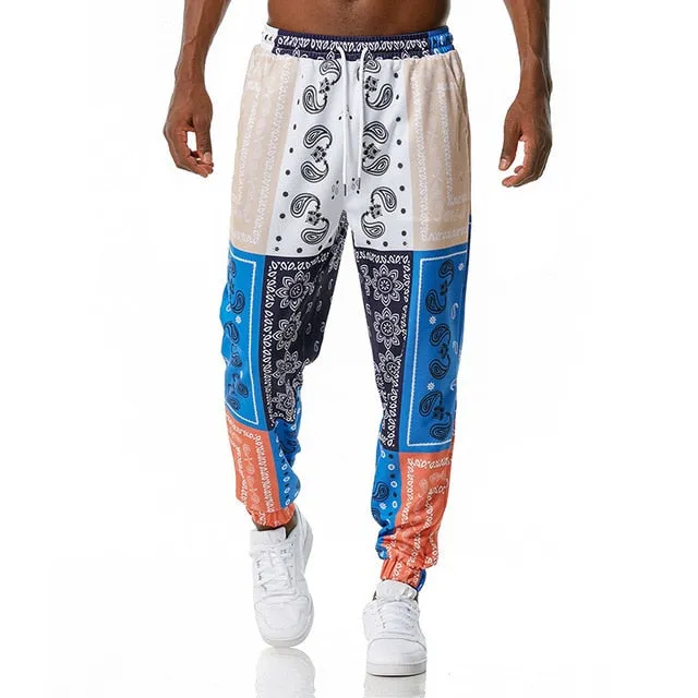 Luxury Royal Print Sweat Pants