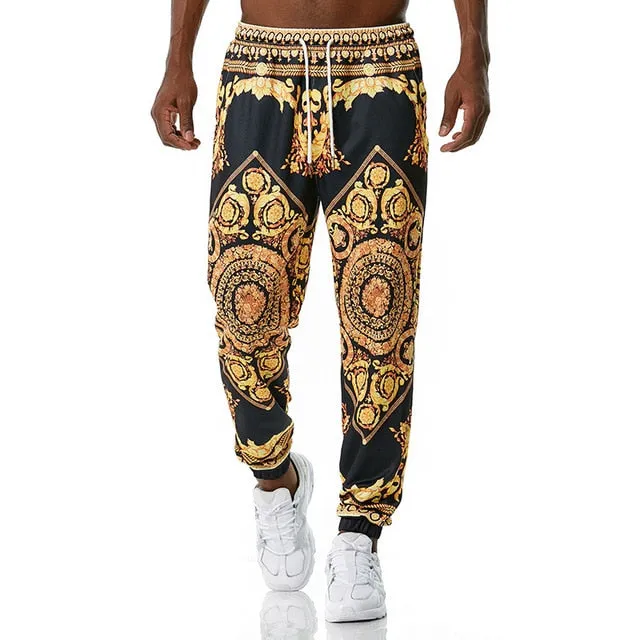 Luxury Royal Print Sweat Pants