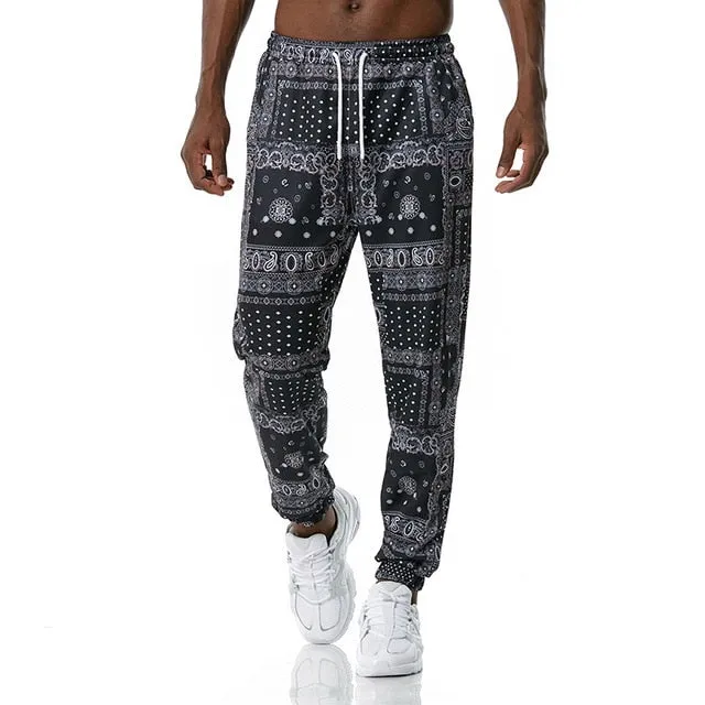 Luxury Royal Print Sweat Pants
