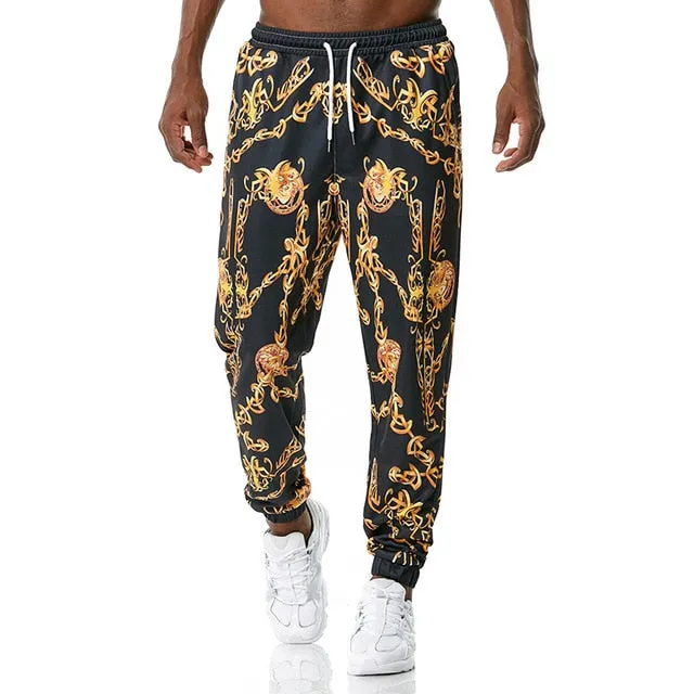 Luxury Royal Print Sweat Pants