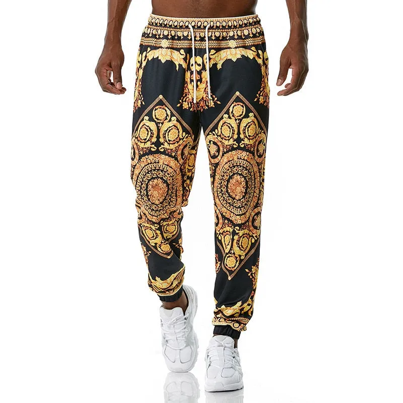 Luxury Royal Print Sweat Pants