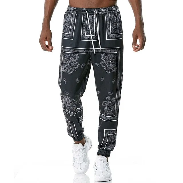 Luxury Royal Print Sweat Pants