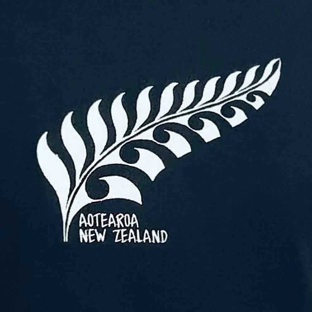 Mens New Zealand T Shirt - Silver Fern