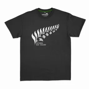 Mens New Zealand T Shirt - Silver Fern