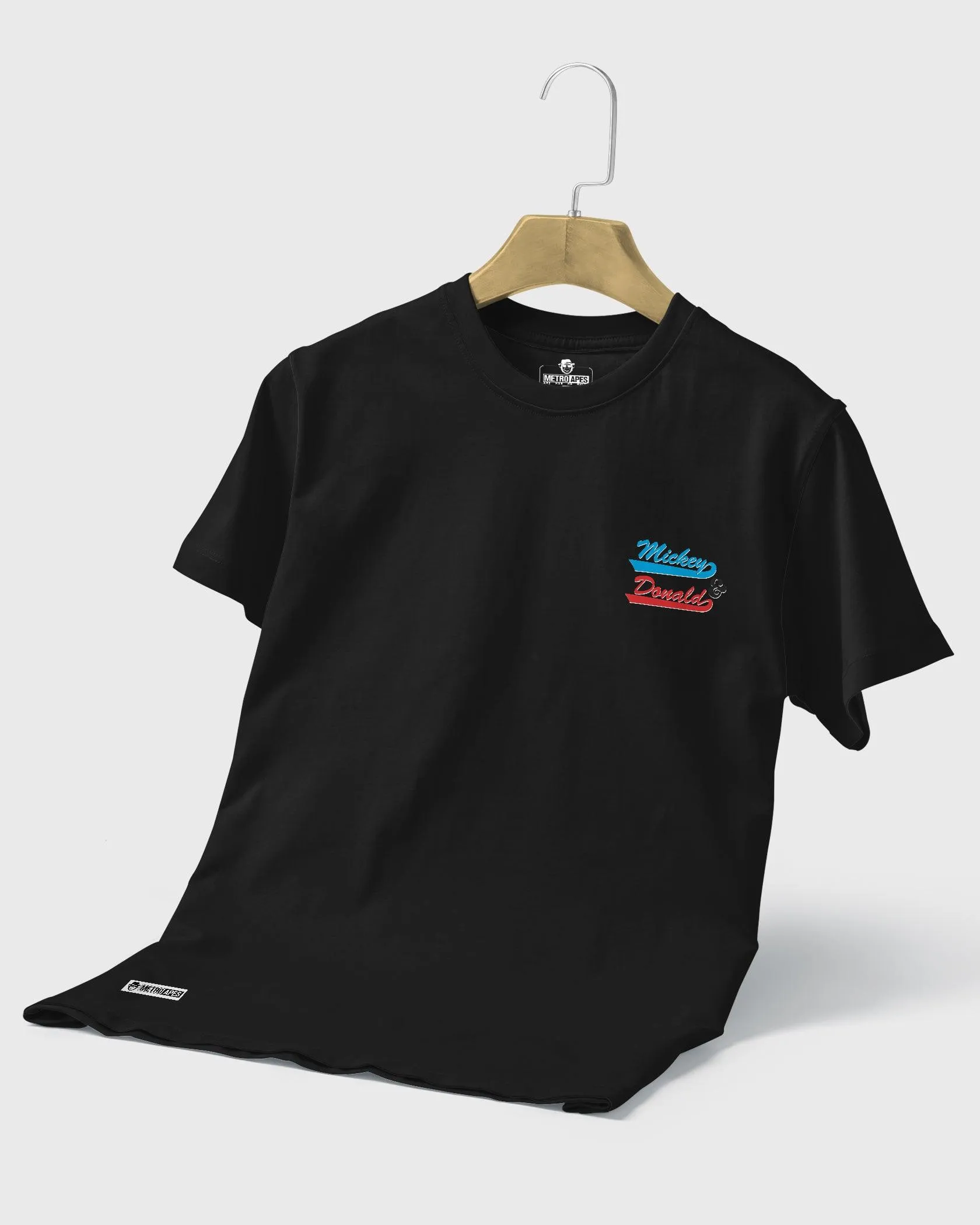 Mens Regular Tshirt Cartoon Disney Micky & Donald