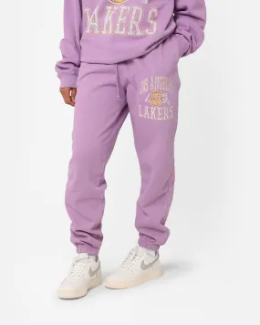 Mitchell & Ness Women's Los Angeles Lakers Arch Logo Sweatpants Faded Purple