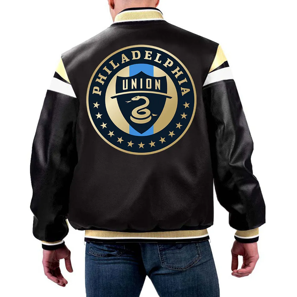 MLS Philadelphia Union Leather Jacket