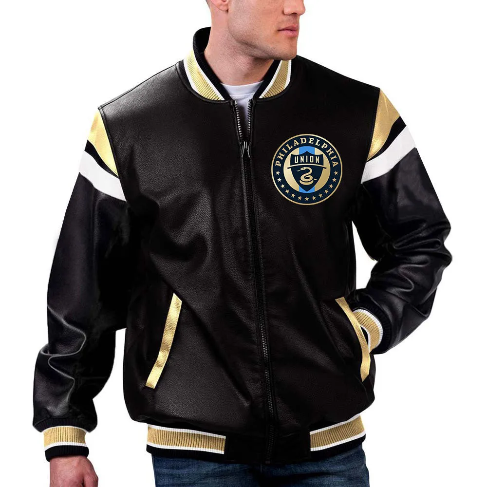 MLS Philadelphia Union Leather Jacket
