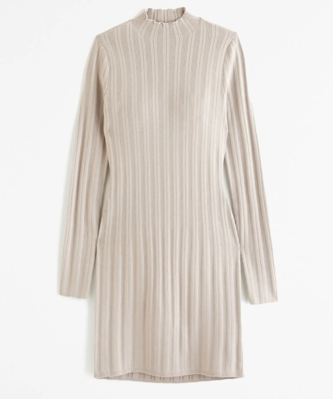 Mockneck Mini Sweater Dress