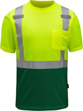 Multi Color Short Sleeve Safety T-shirt