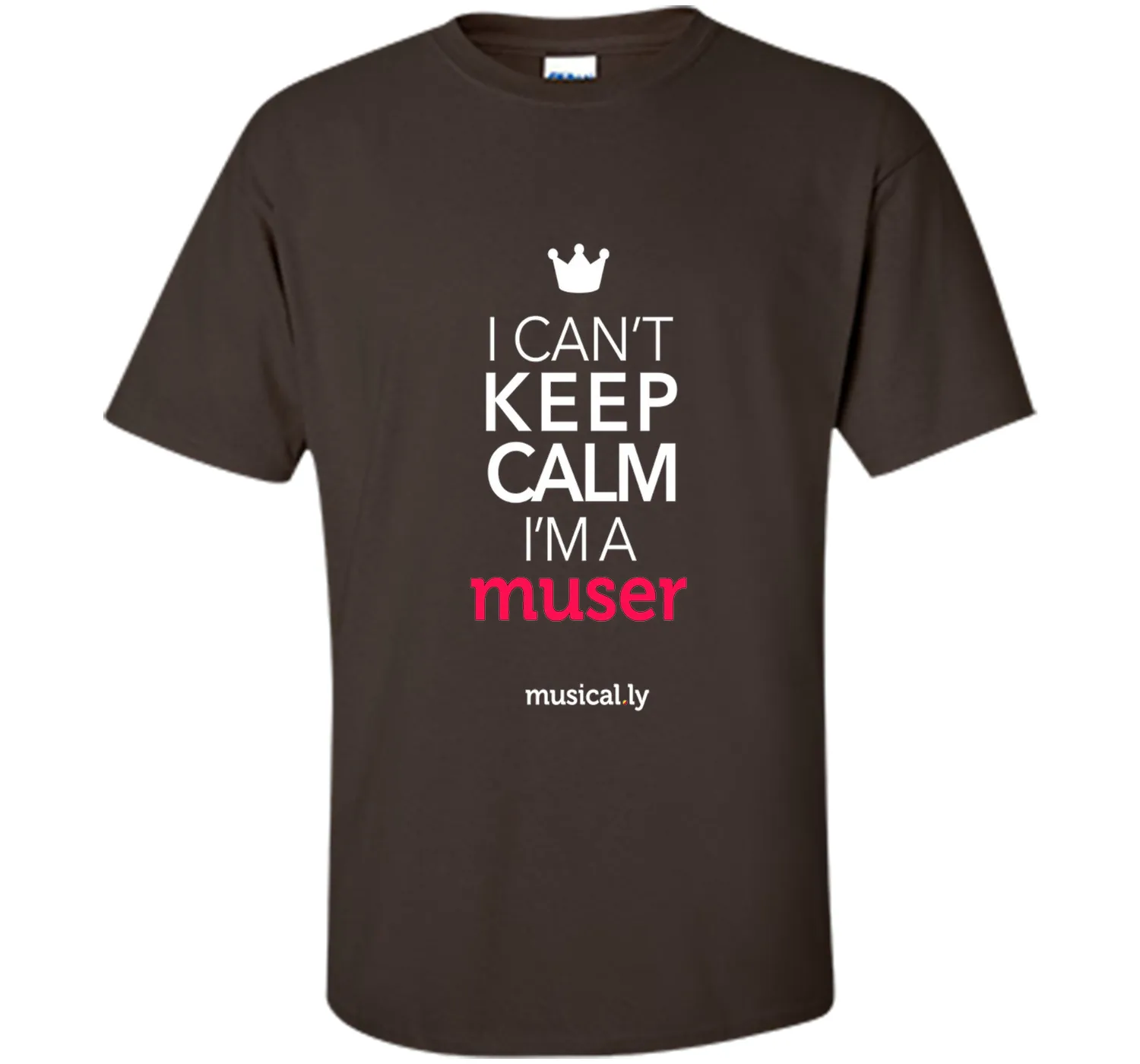 musical.ly keep calm classic T-Shirt (Fitted Cut)