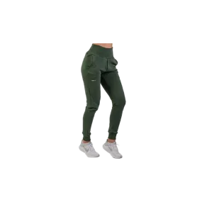 Nebbia High-Waist Loose Fit Sweatpants Feeling Good 409 Dark Green