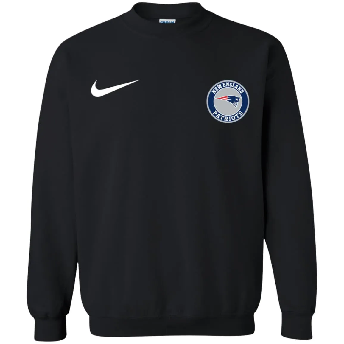 Nike New England Patriots Nfl Football Unisex Crewneck Pullover Sweatshirt