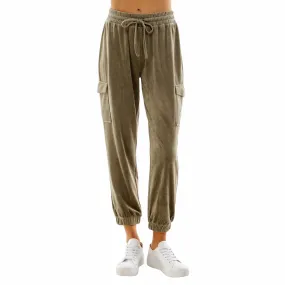 NO COMMENT - Elastic-Waist Cargo Sweatpants