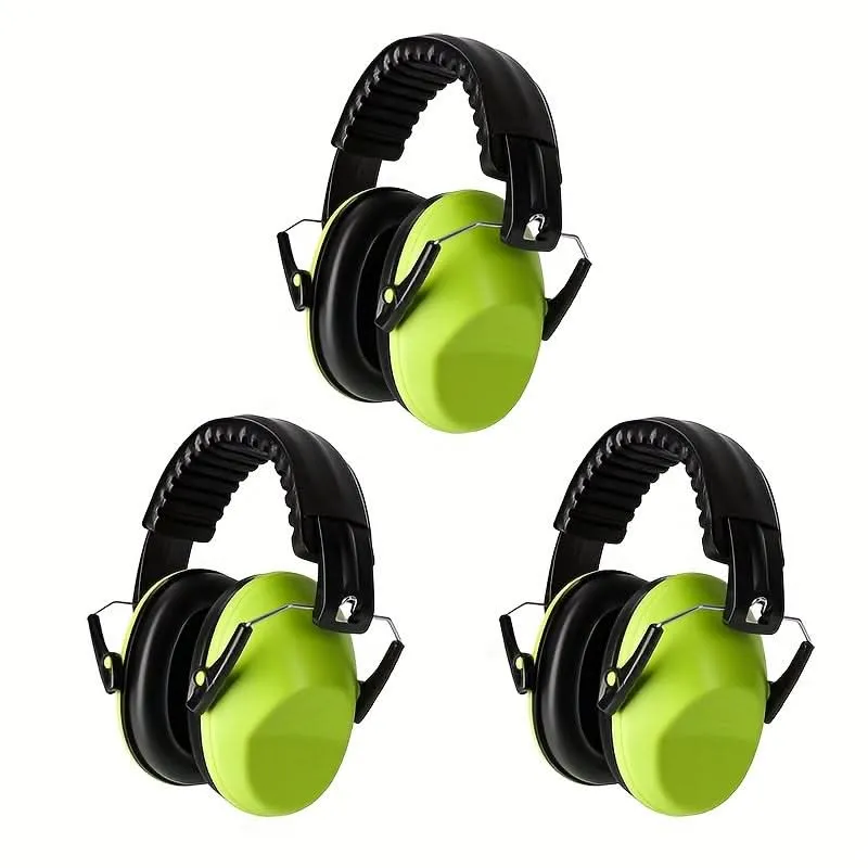 Noise Cancelling Ear Muffs for Kids – 3 Pack Adjustable Hearing Protection for 3  Years