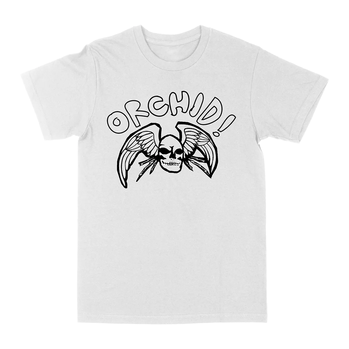 Orchid "Winged Skull" White T-Shirt
