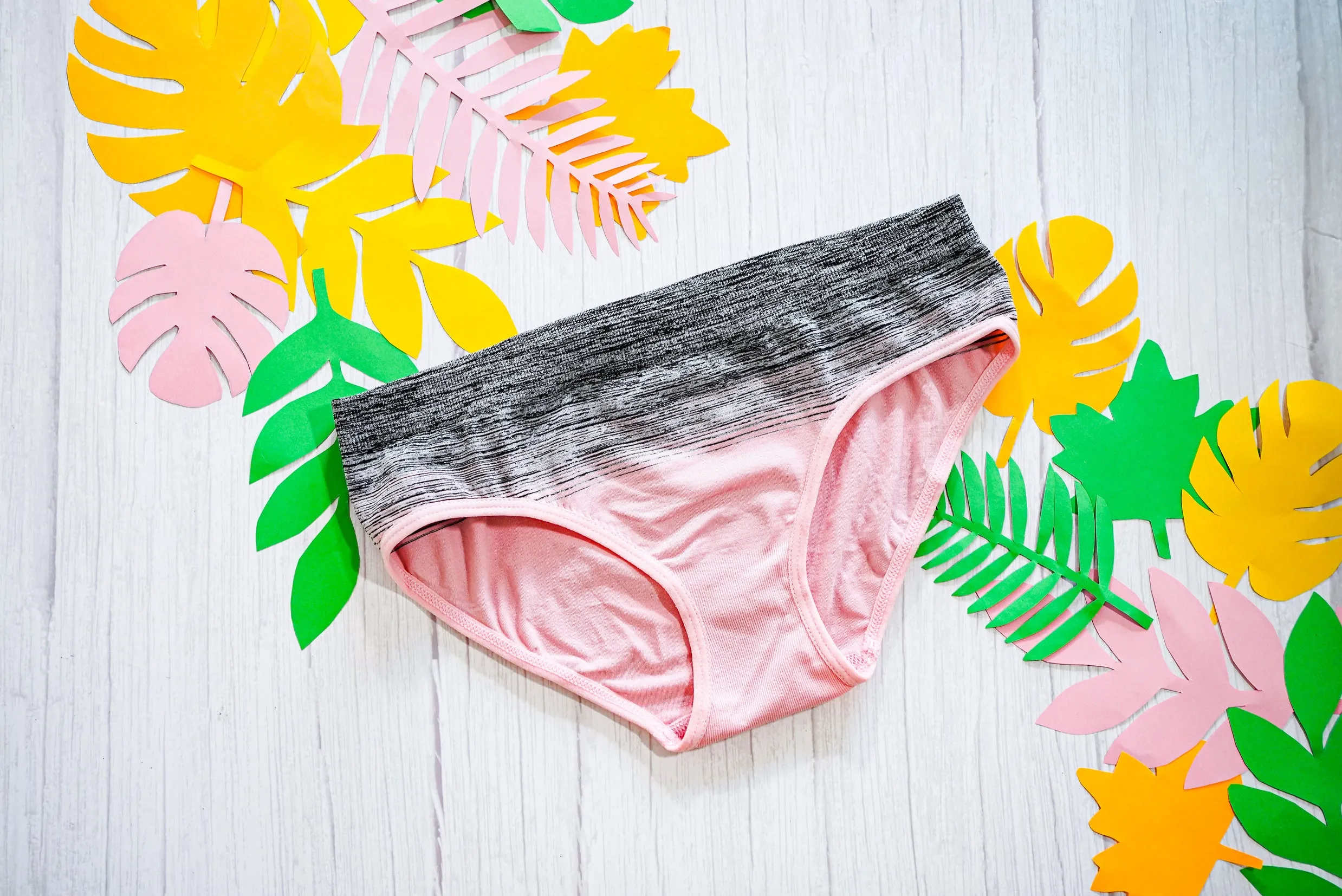 Pink and Grey Ombre Panty