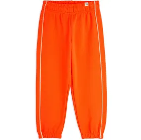 Plain Piping Sweatpants in Red by Mini Rodini
