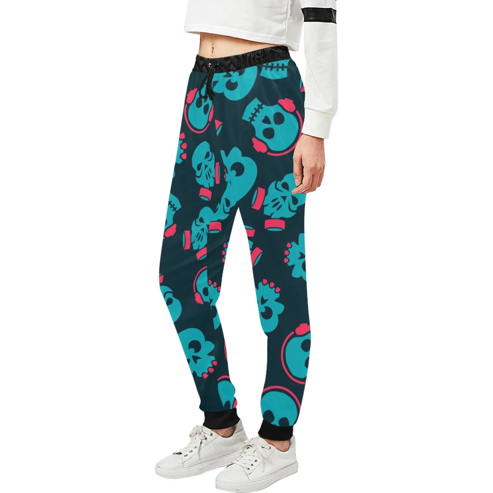 Punk Skull Casual Sweatpants