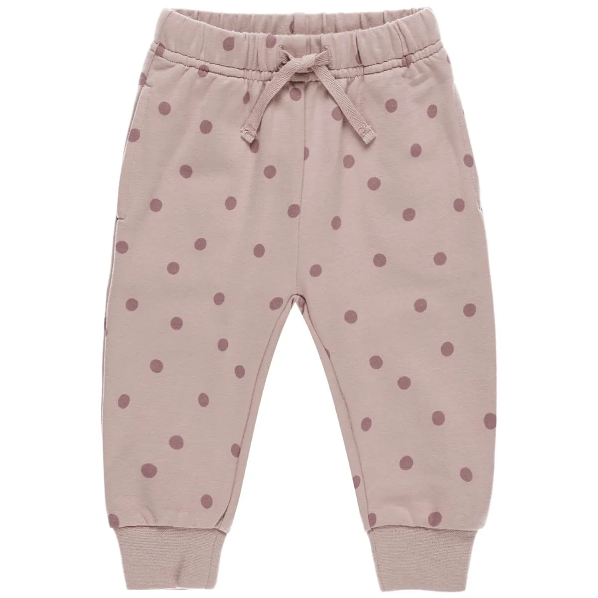 Relaxed Fleece Sweatpant in Polka Dots by Quincy Mae