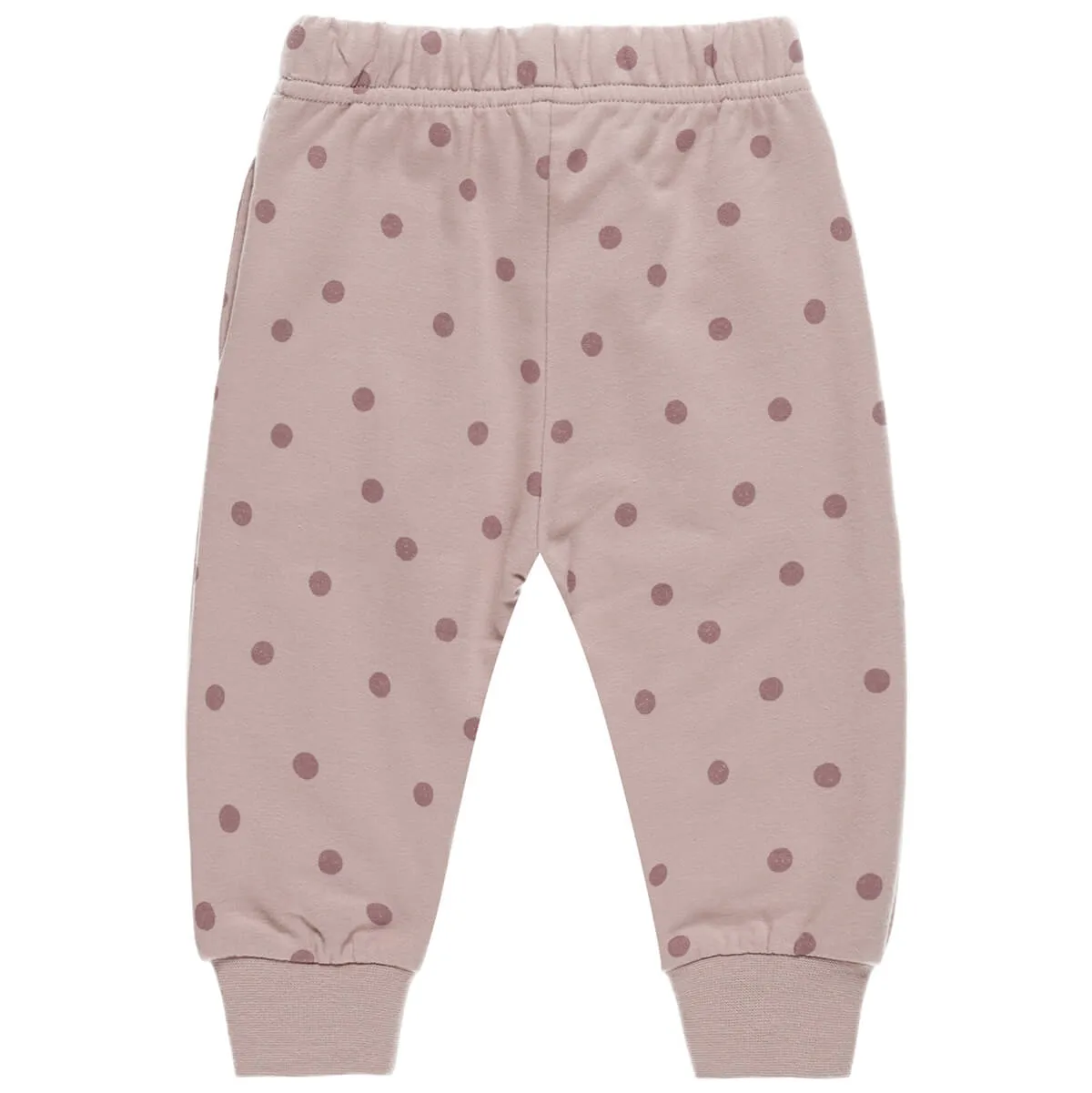 Relaxed Fleece Sweatpant in Polka Dots by Quincy Mae